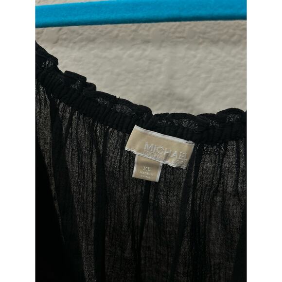 Michael Kors crepe blouse off the shoulder XL ￼ - Picture 1 of 3